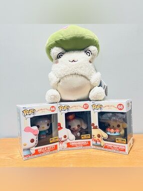 🎀✨ Hello Kitty & Friends Funko Pop Bundle + BONUS Plush! ✨🐸